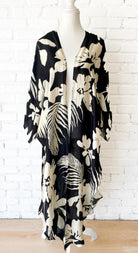 Tropics Long Kimino - Fox Trot Boutique