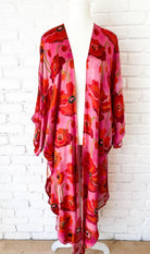 Poppy Long Kimono - Fox Trot Boutique