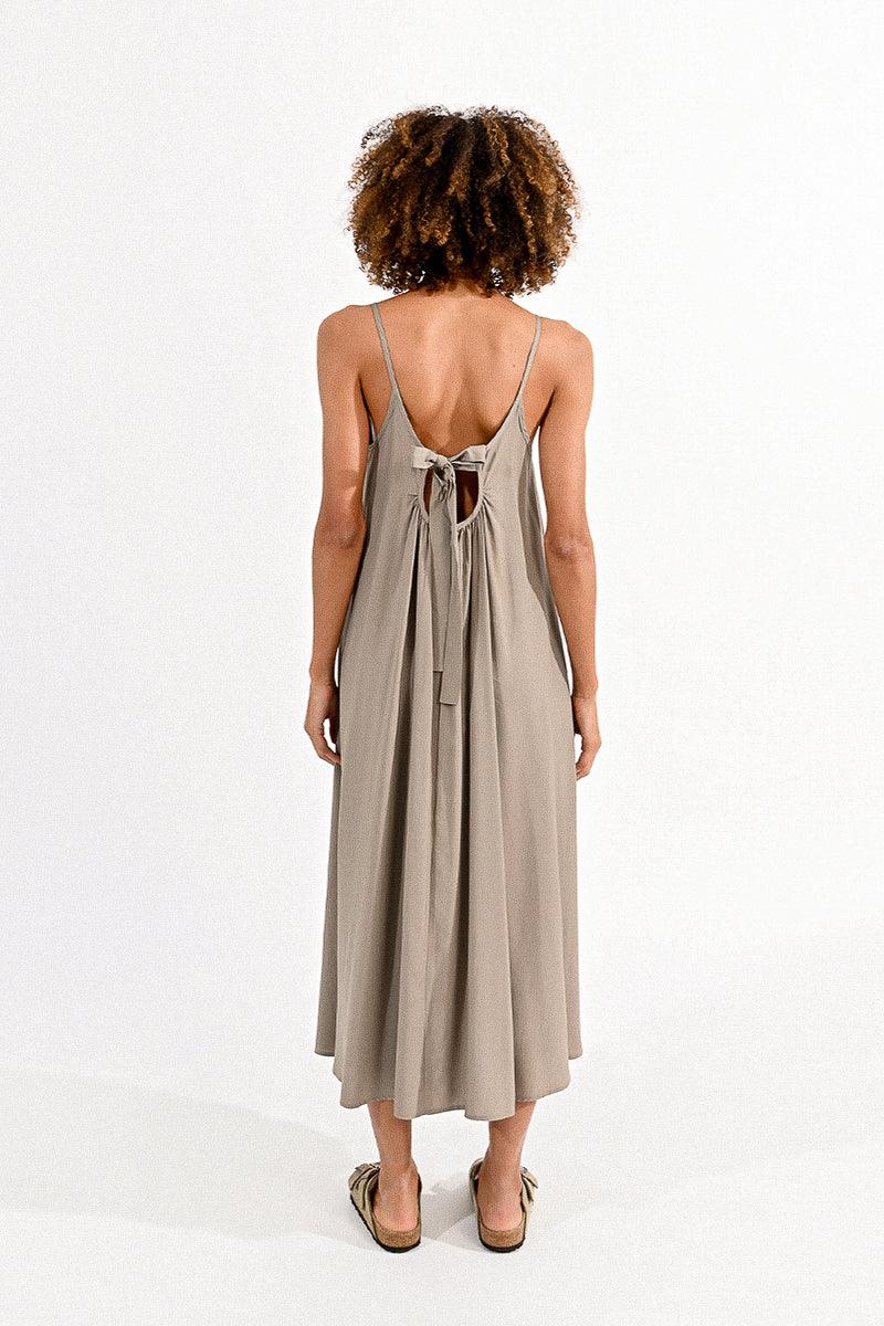 Bow Back Dress - Fox Trot Boutique