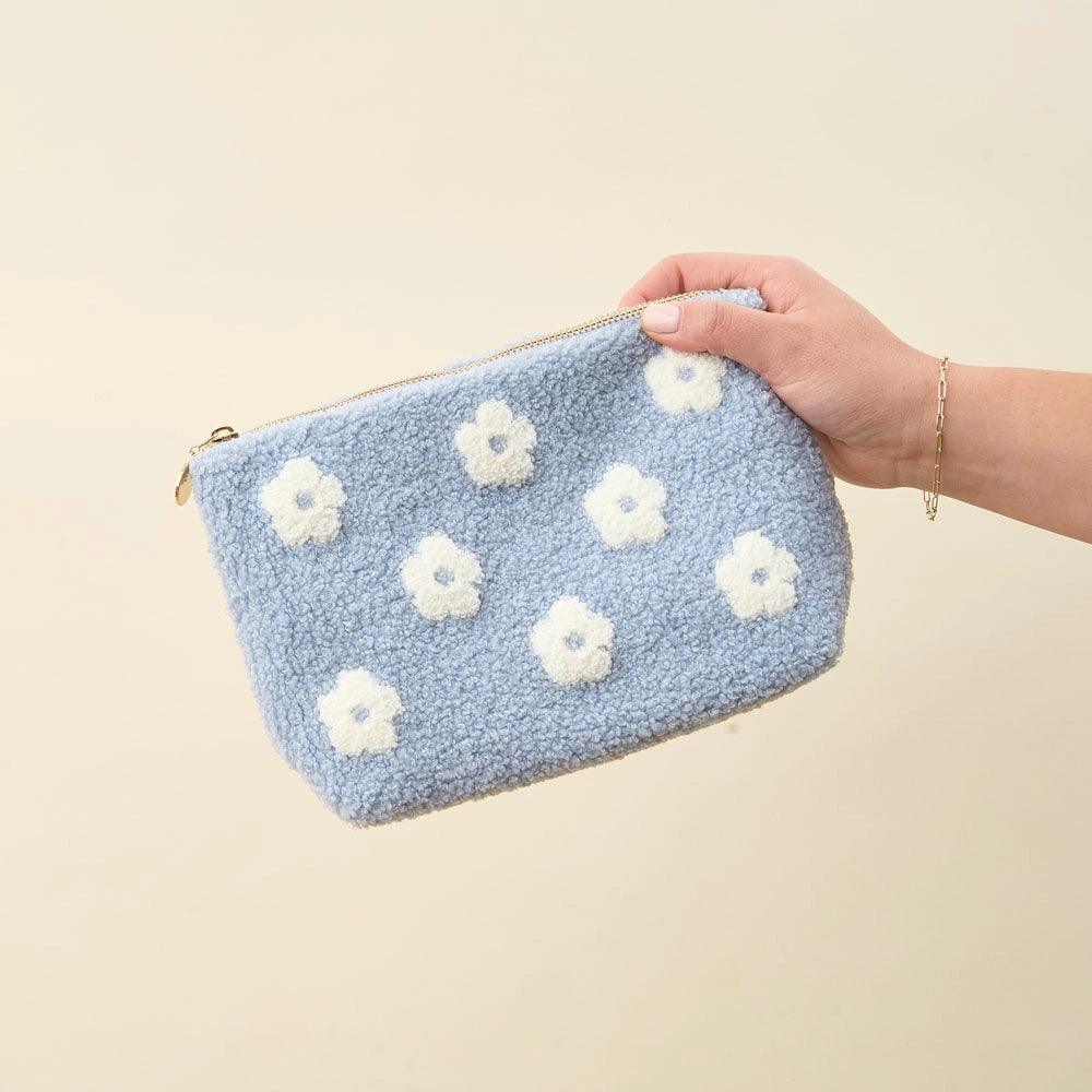 Teddy Zippered Pouch - Fox Trot Boutique