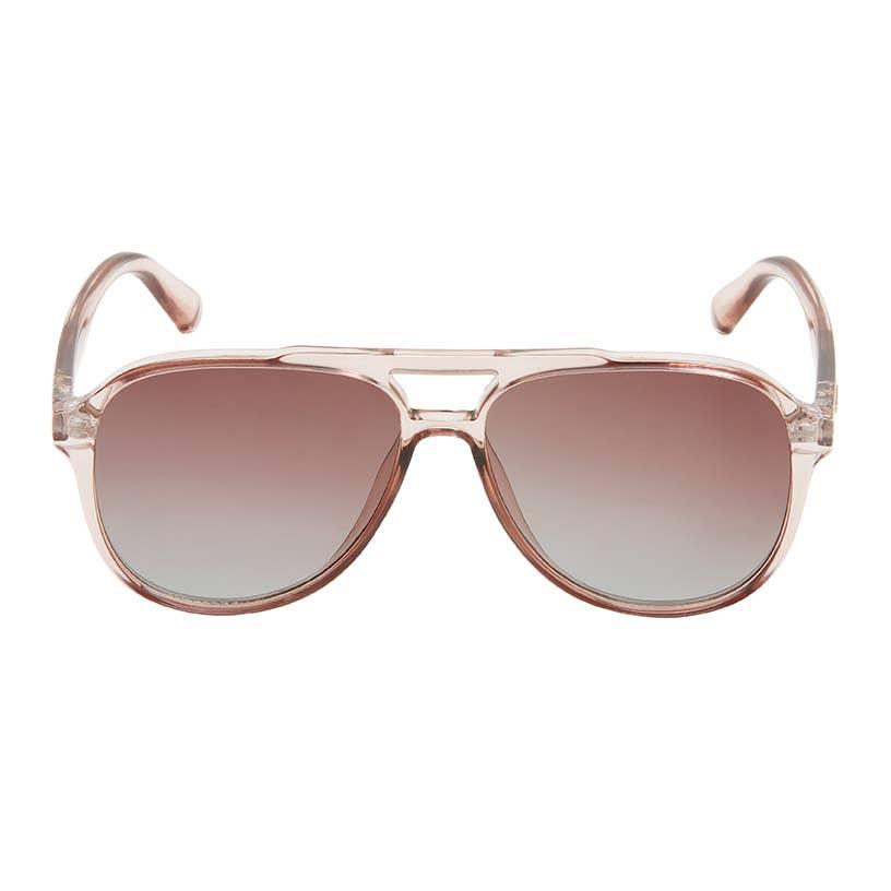 Large Aviator Women's Sunglasses - Rose Collection - - Fox Trot Boutique