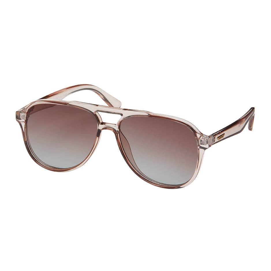 Large Aviator Women's Sunglasses - Rose Collection - - Fox Trot Boutique